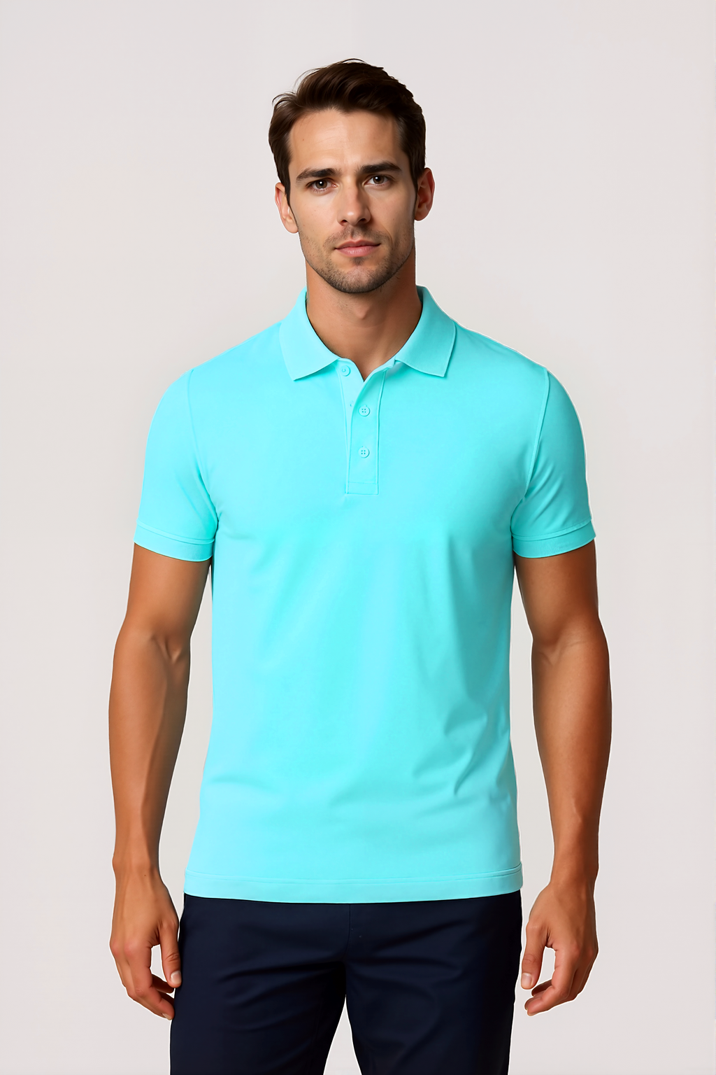 ARCHIVE - Pack de 9 Polos - Bleu turquoise