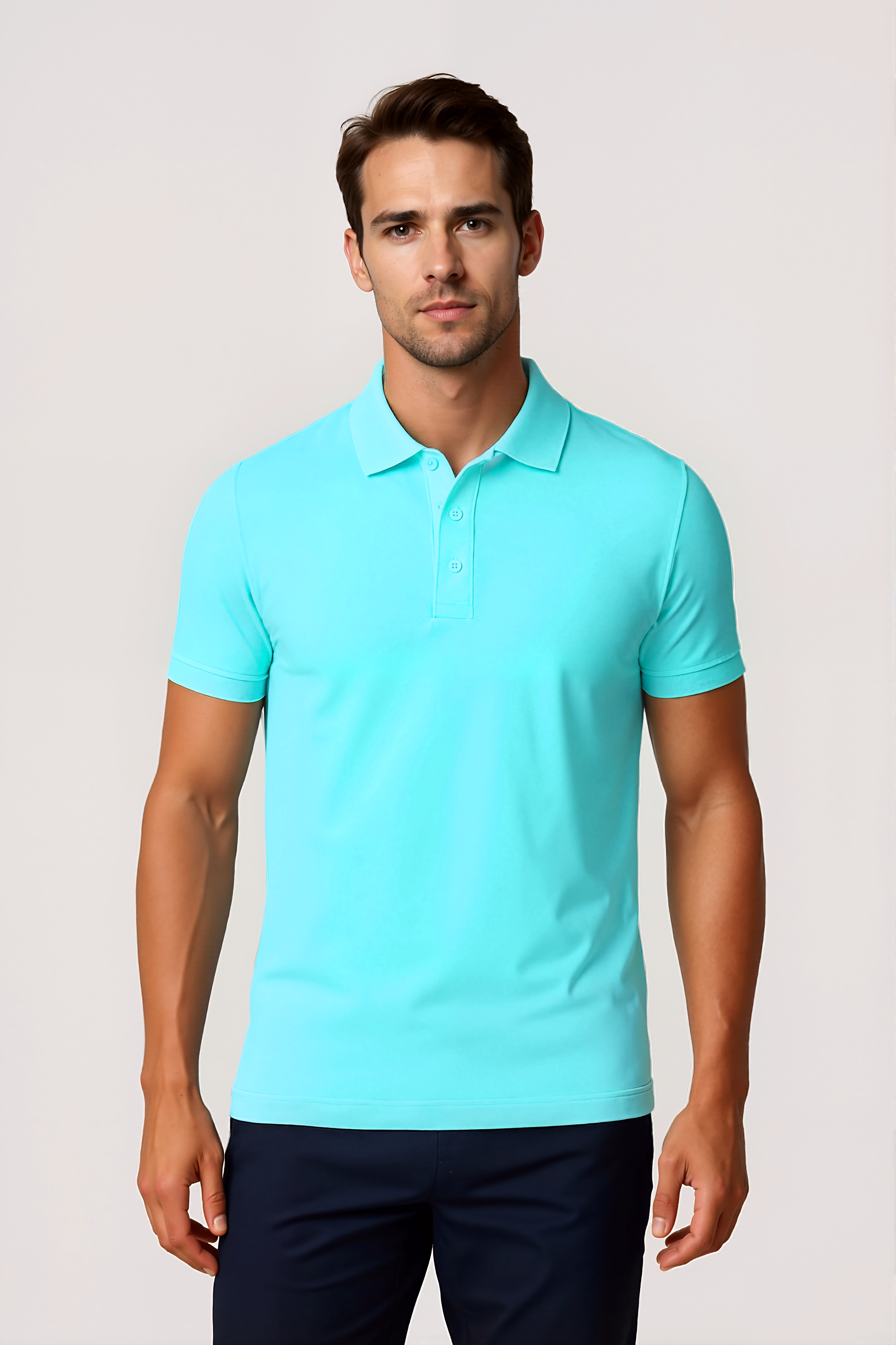 ARCHIVE - Pack de 9 Polos - Bleu turquoise