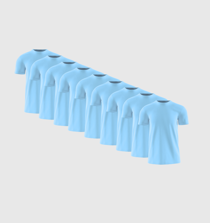 ARCHIVE - Pack de 9 - Bleu ciel