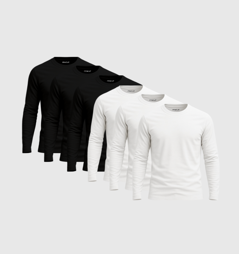 Pack de 6 Manches Longues - Mix
