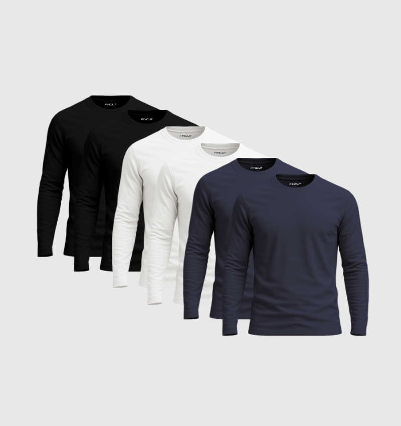 Pack de 6 Manches Longues - Essentiel