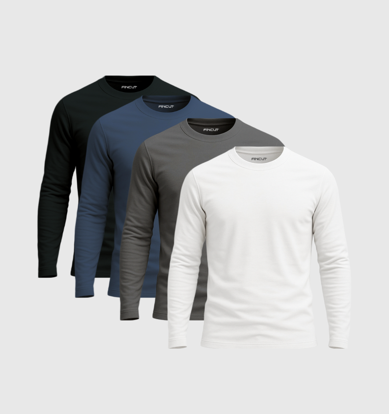 ARCHIVE - Pack de 4 Manches Longues - Essentiel