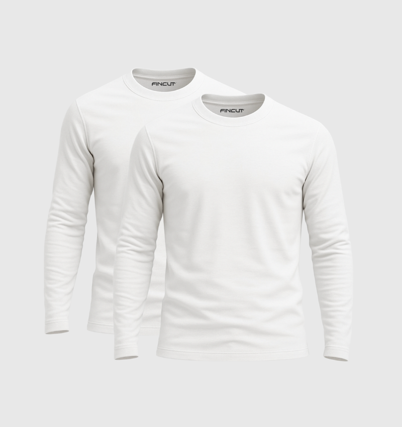 Pack de 2 Manches Longues - Blanc