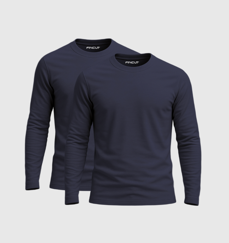 ARCHIVE - Pack de 2 Manches Longues - Bleu Marine
