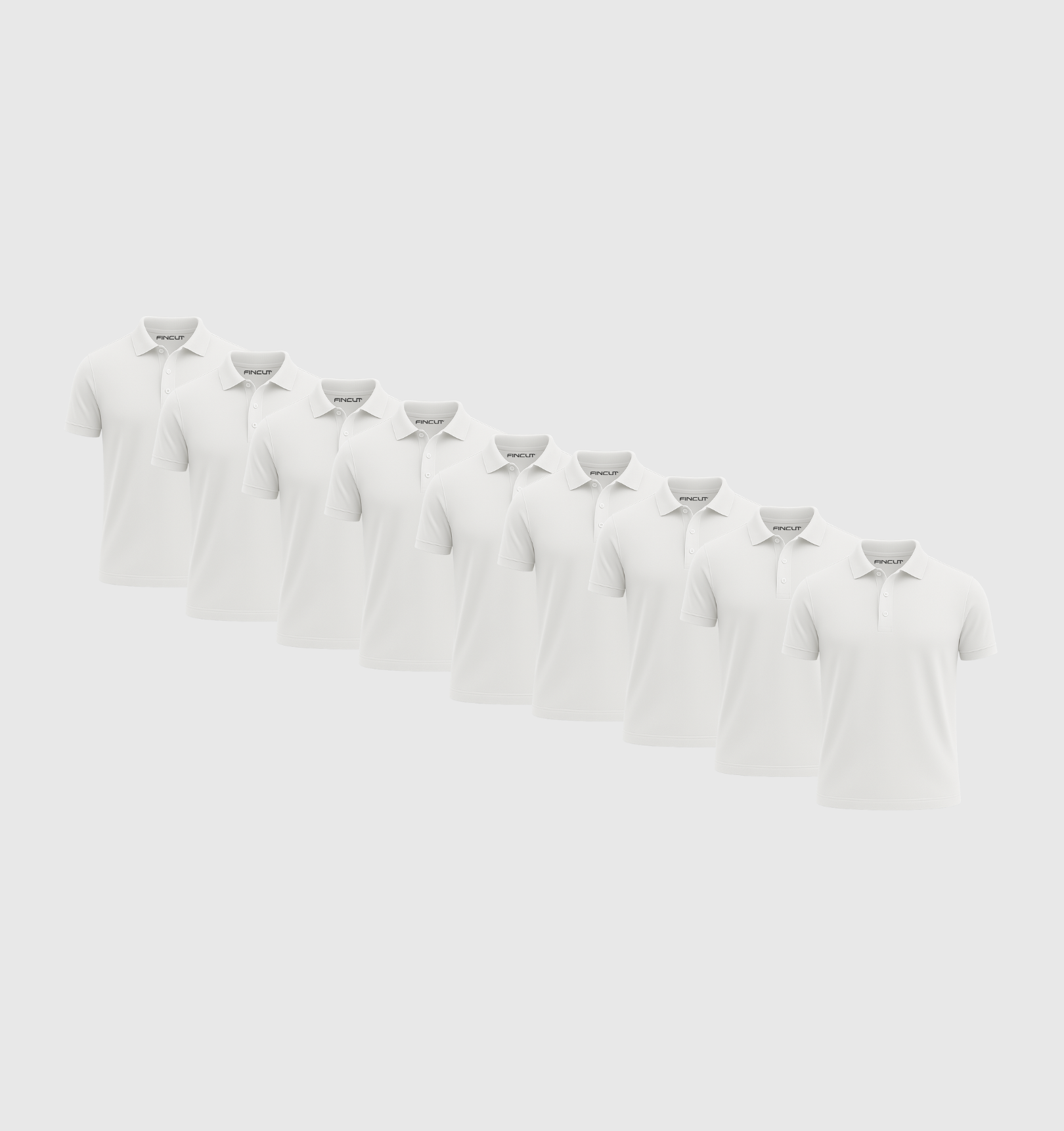 ARCHIVE - Pack de 9 Polos - Blanc
