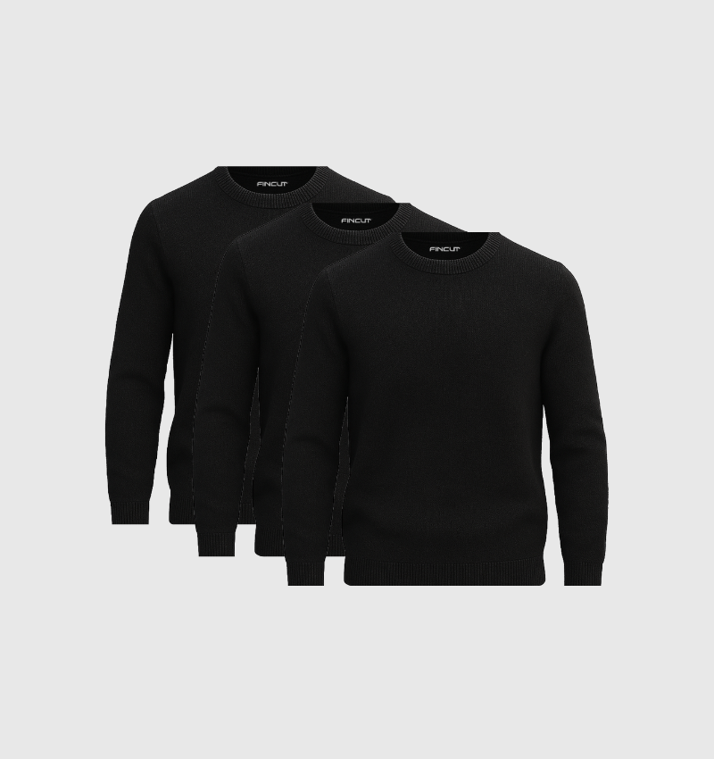 Pack de 3 Pulls - Noir