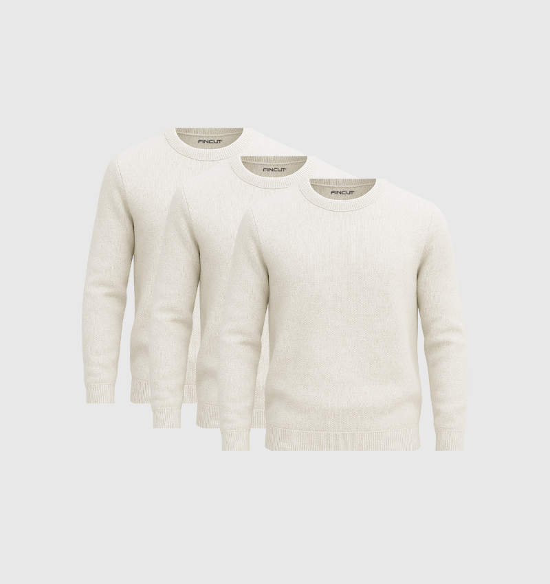 ARCHIVE - Pack de 3 Pulls - Beige