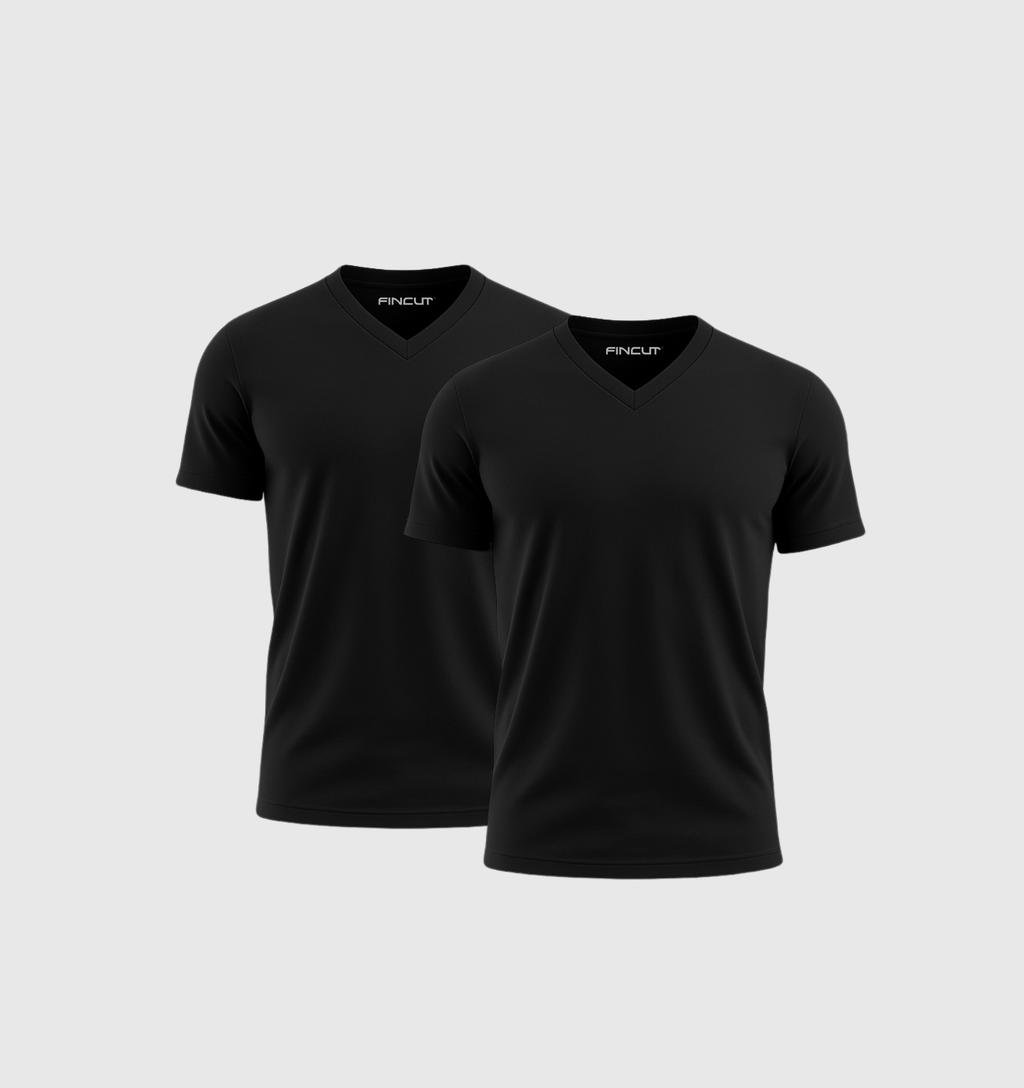 ARCHIVE - Pack de 2 Col V - Noir