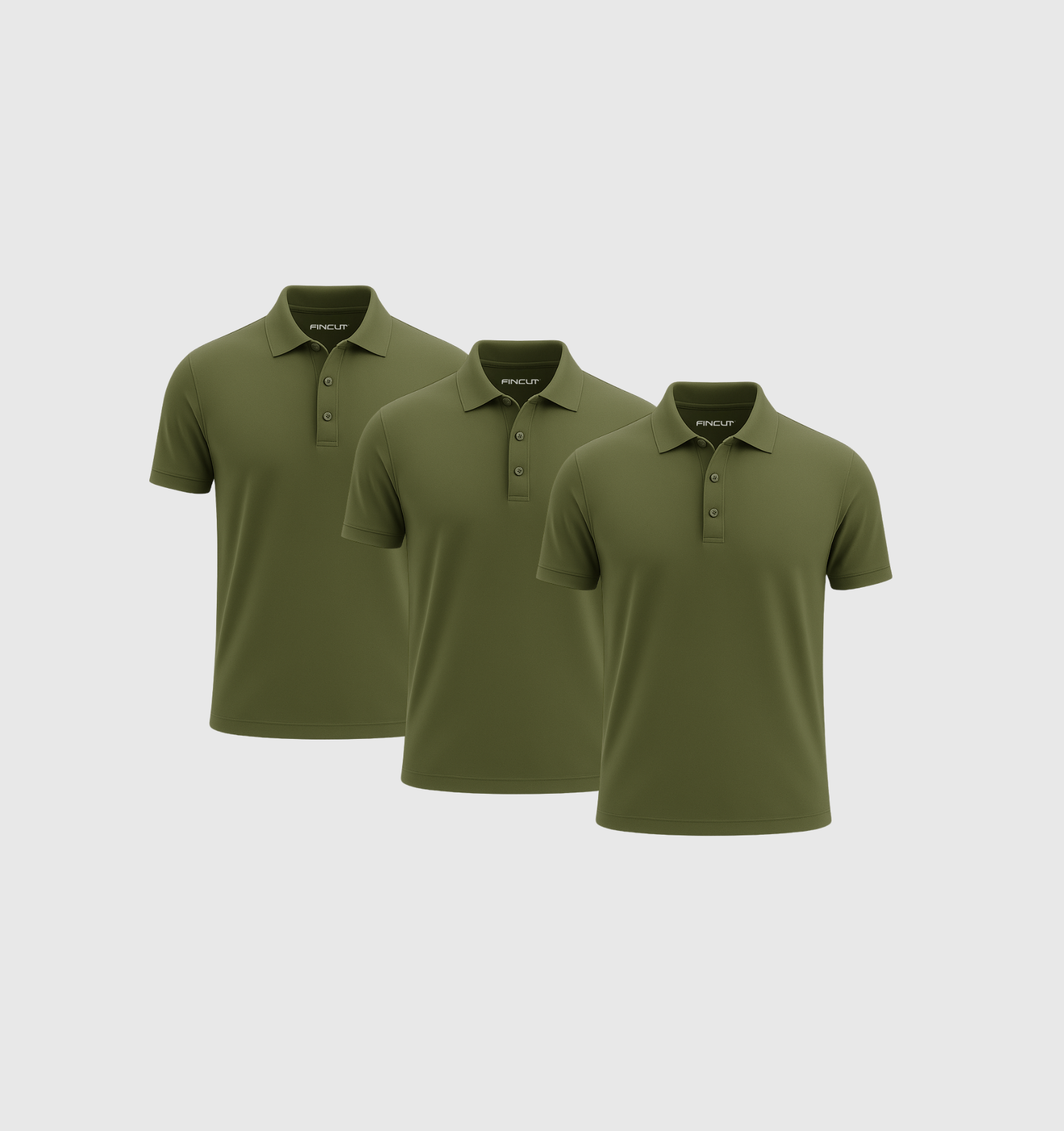 ARCHIVE - Pack de 3 Polo - Kaki