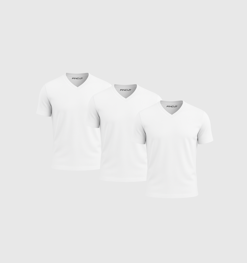 ARCHIVE - Pack de 3 Col V - Blanc