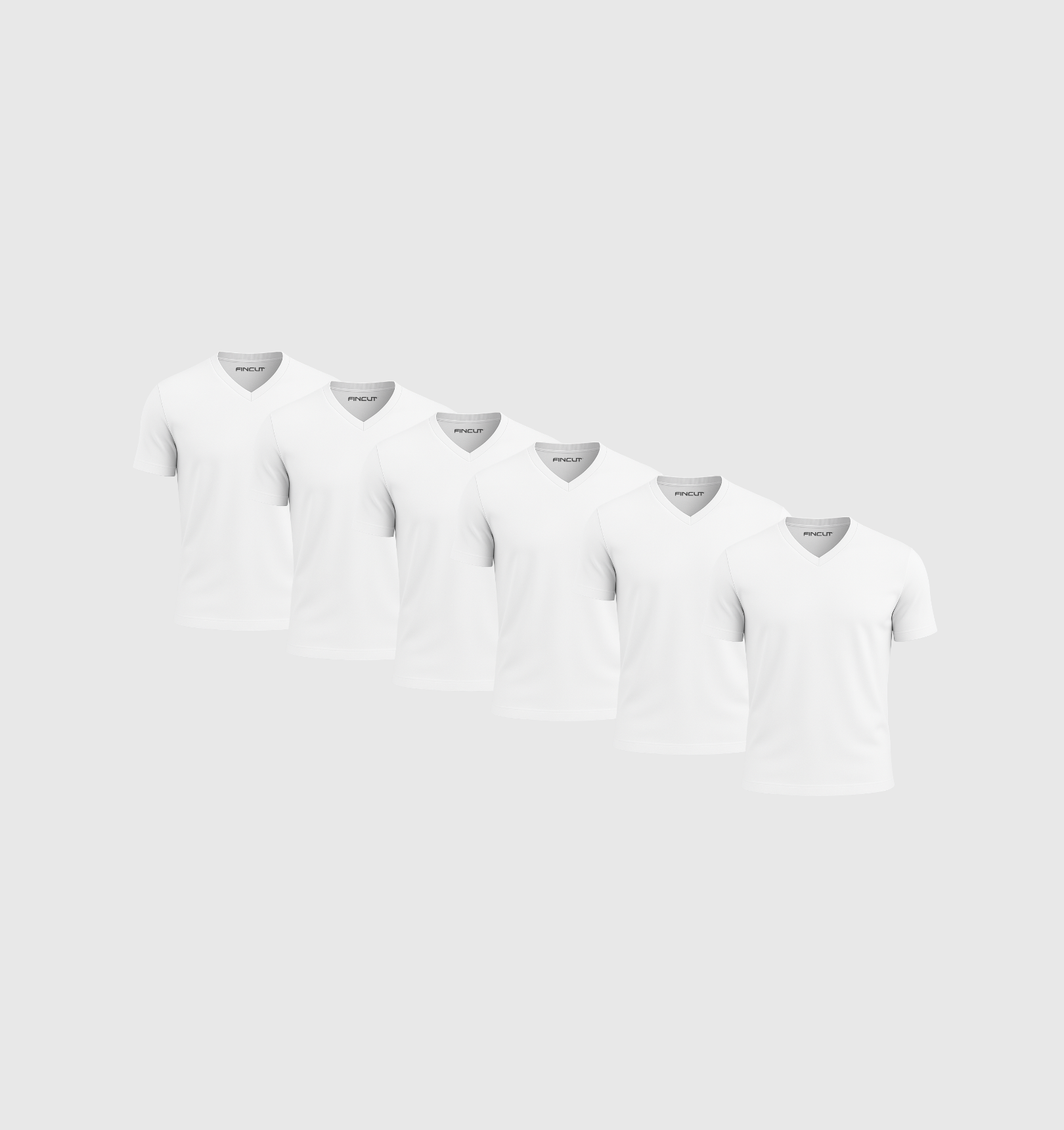 ARCHIVE - Pack de 6 Col V - Blanc