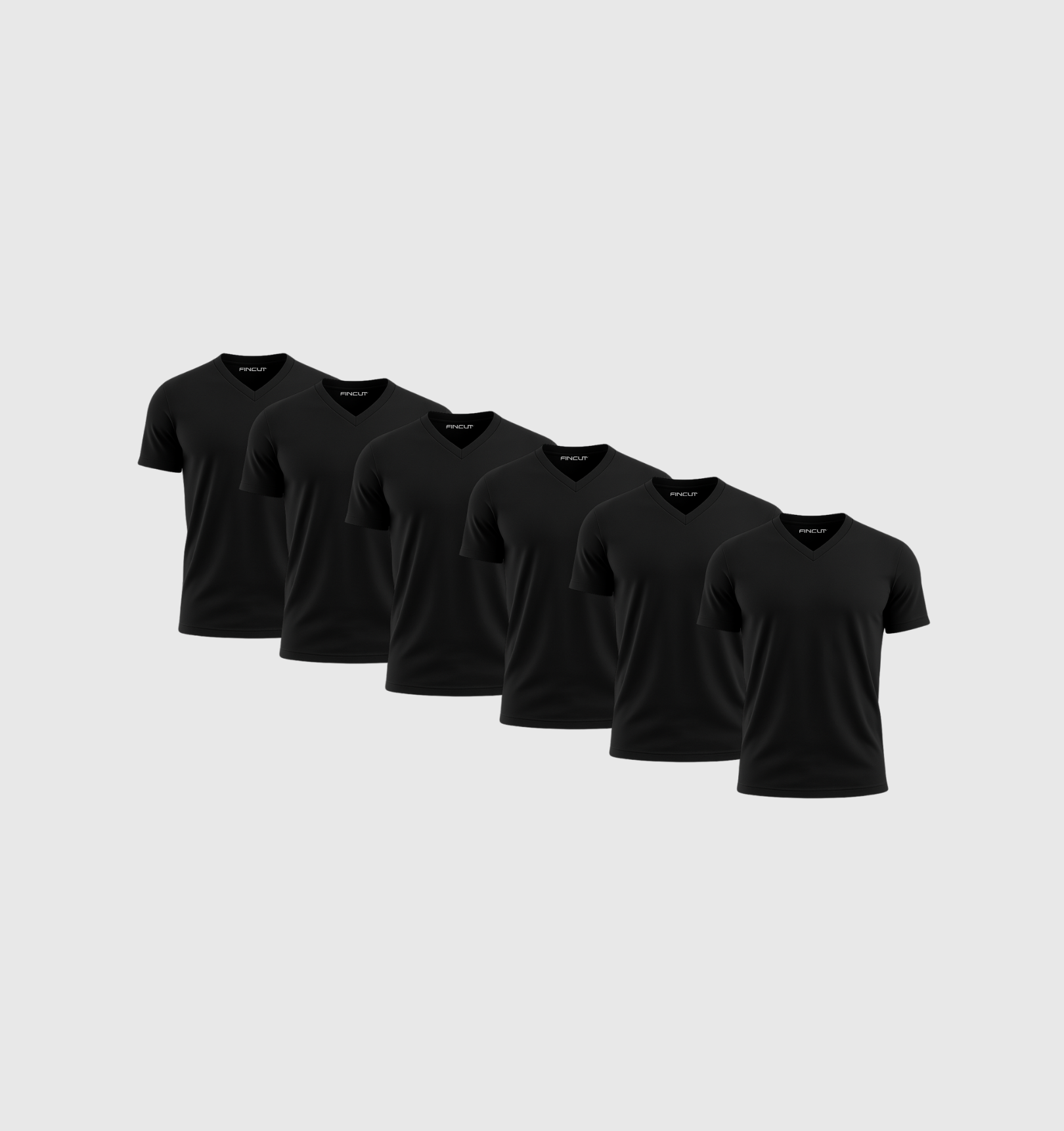 ARCHIVE - Pack de 6 Col V - Noir
