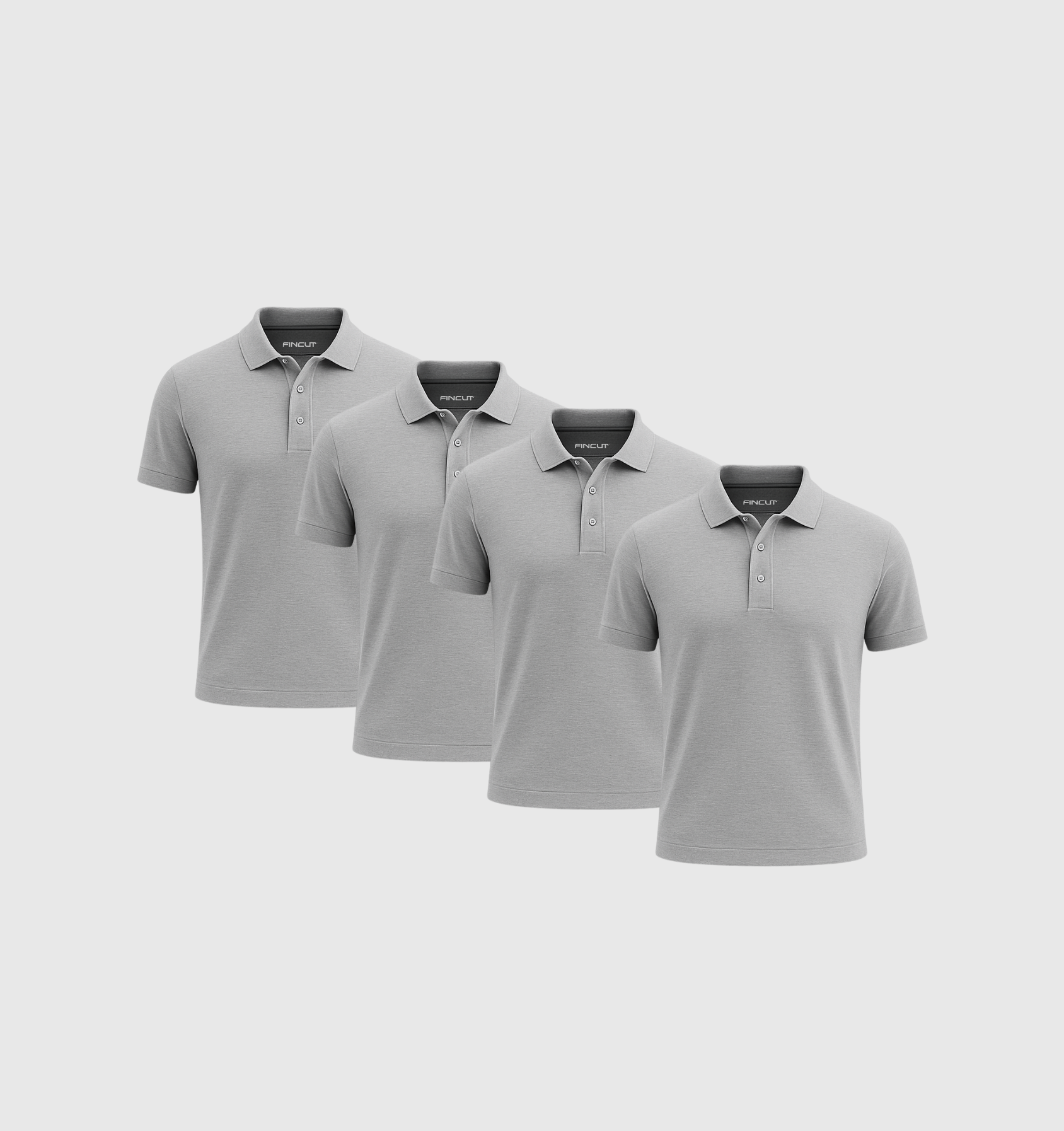 ARCHIVE - Pack de 4 Polos - Gris