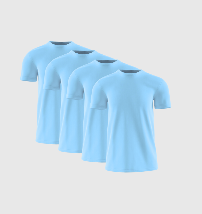 ARCHIVE - Pack de 4 - Bleu ciel