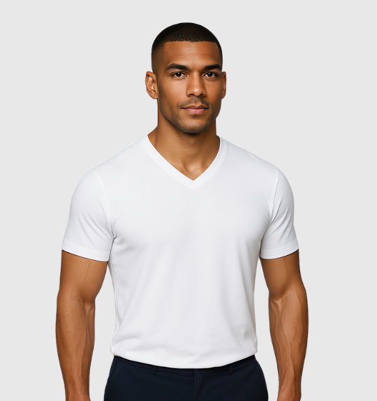 ARCHIVE - Pack de 6 Col V - Blanc