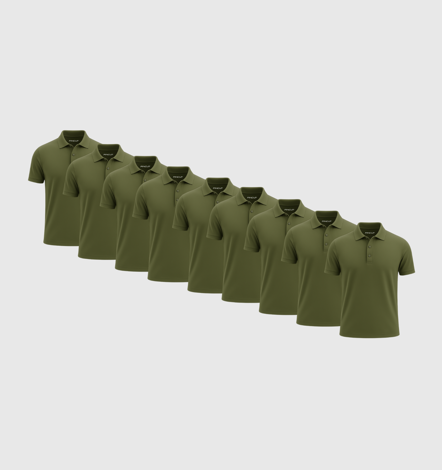 ARCHIVE - Pack de 9 Polos - Kaki