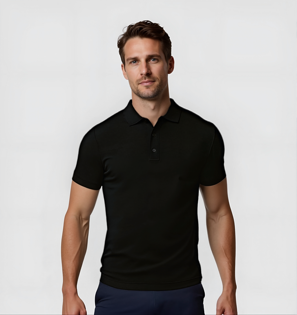ARCHIVE - Pack de 9 Polos - Noir