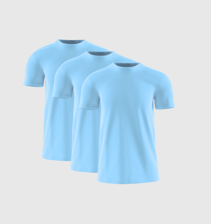 ARCHIVE - Pack de 3 - Bleu ciel