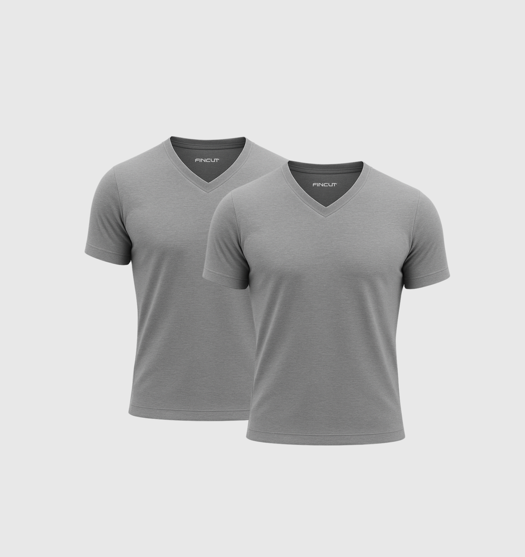ARCHIVE - Pack de 2 Col V - Gris