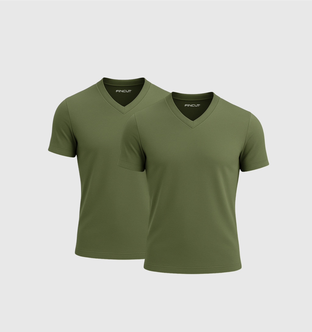 ARCHIVE - Pack de 2 Col V - Kaki