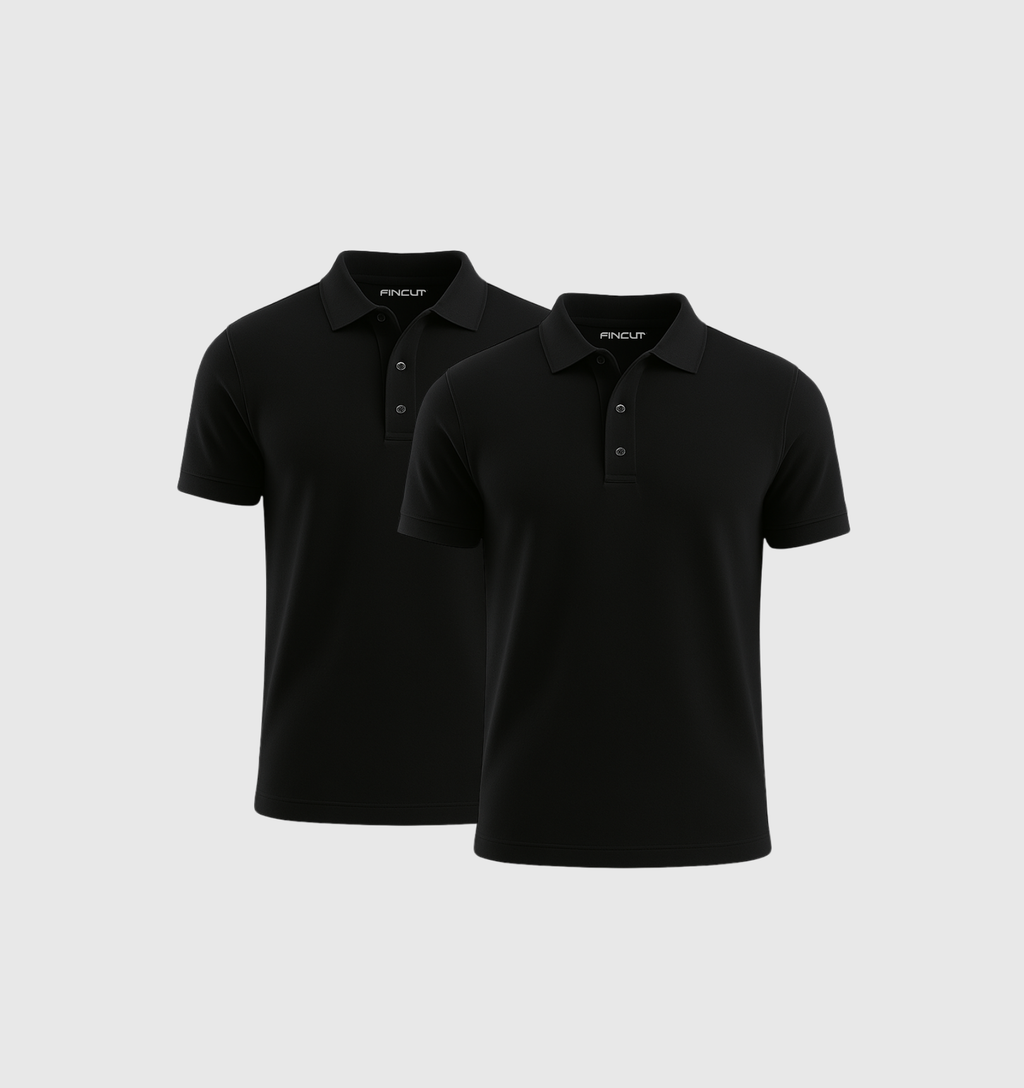 ARCHIVE - Pack de 2 Polos - Noir