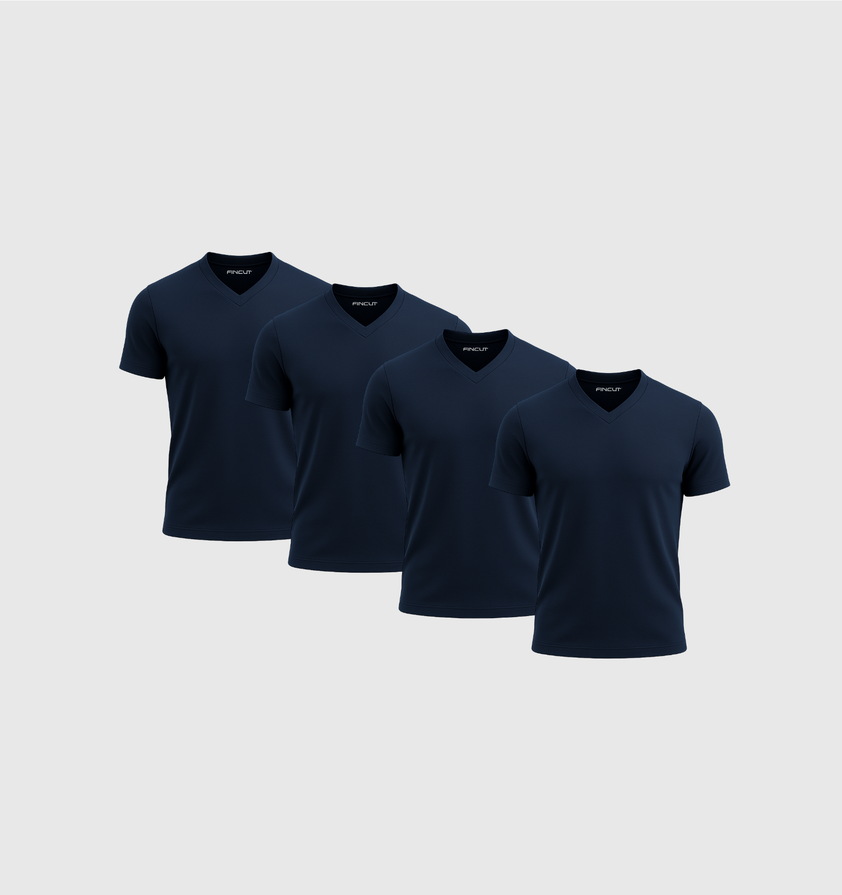 ARCHIVE - Pack de 4 Col V - Bleu marine