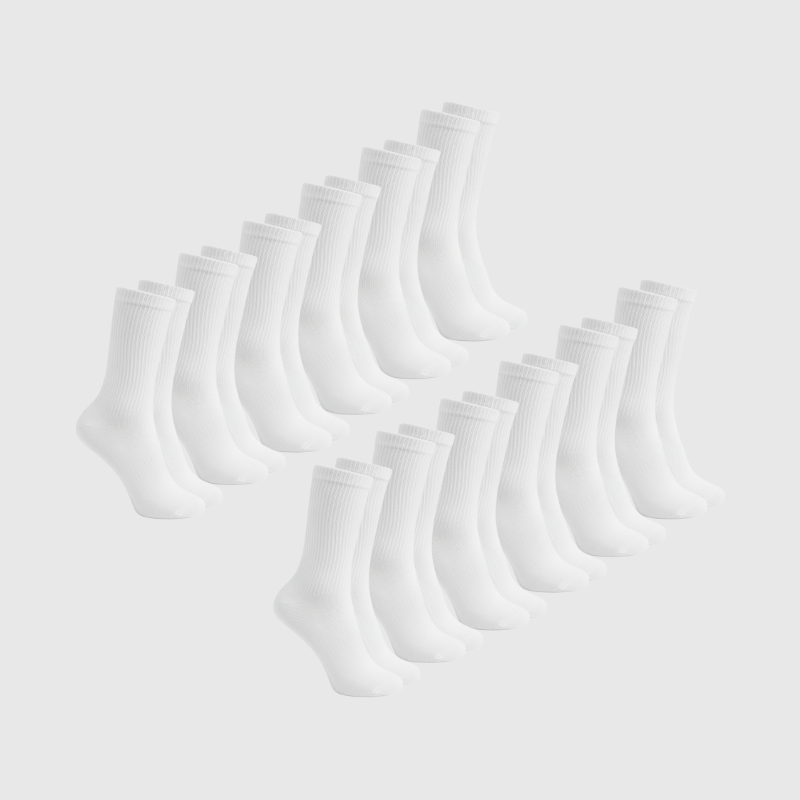 ARCHIVE - Pack de 12 Chaussettes - Blanc